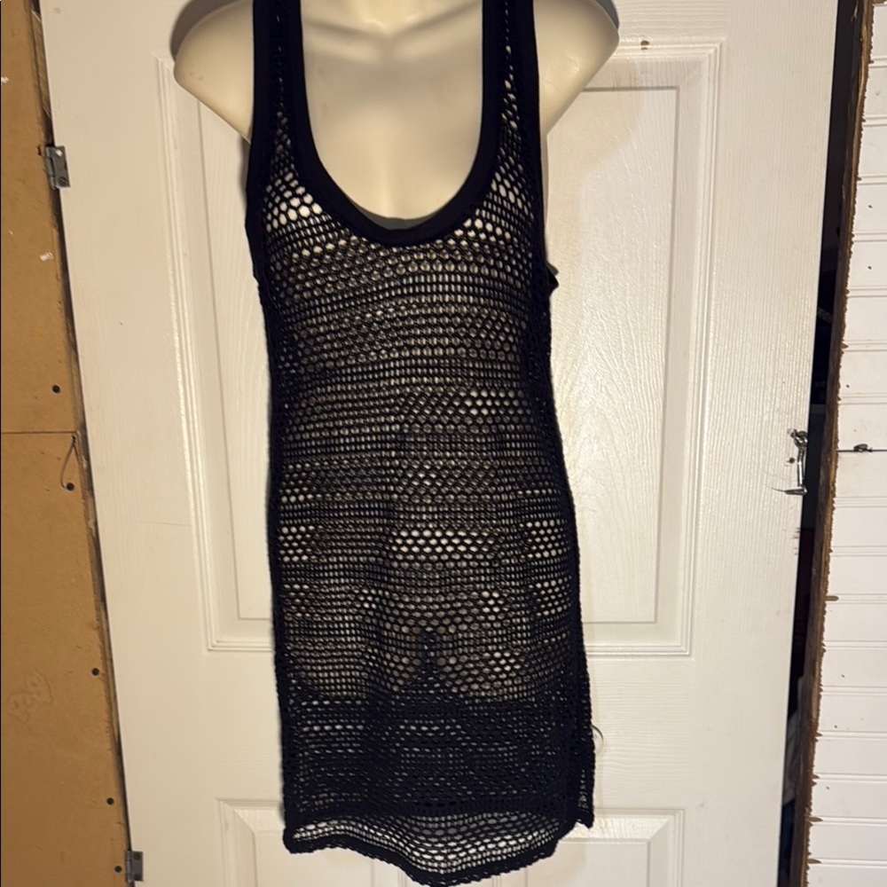Uniqlo Black Mesh Tank Top